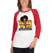 Load image into Gallery viewer, 3/4 sleeve raglan shirt